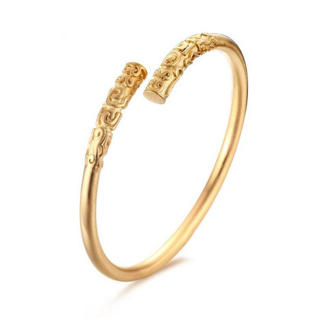 Cuff Bracelets for Women Jewelry Gold-color