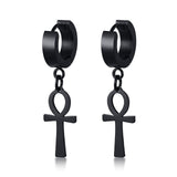 Ankh Cross Egypt Cleopatra Earrings for Women