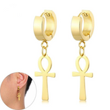 Egypt Cleopatra Ankh Earrings for Women