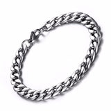 Double Layered Curb Chain Bracelets for Men