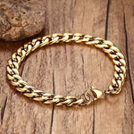 Double Layered Curb Chain Bracelets for Men