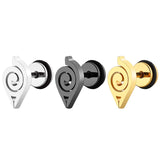 New Arrival Naruto Anime Stainless steel Stud Earring For Men