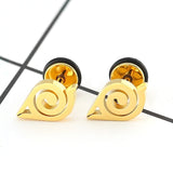 New Arrival Naruto Anime Stainless steel Stud Earring For Men