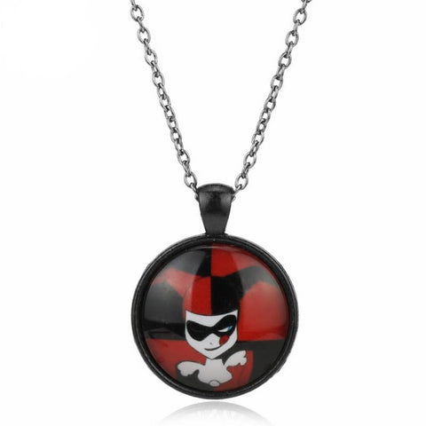 Movie Jewelry Necklace of Suicide Squad Clown Lady Harley Necklace Man
